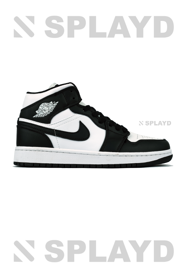 Jorden 1 Mid White Black Panda