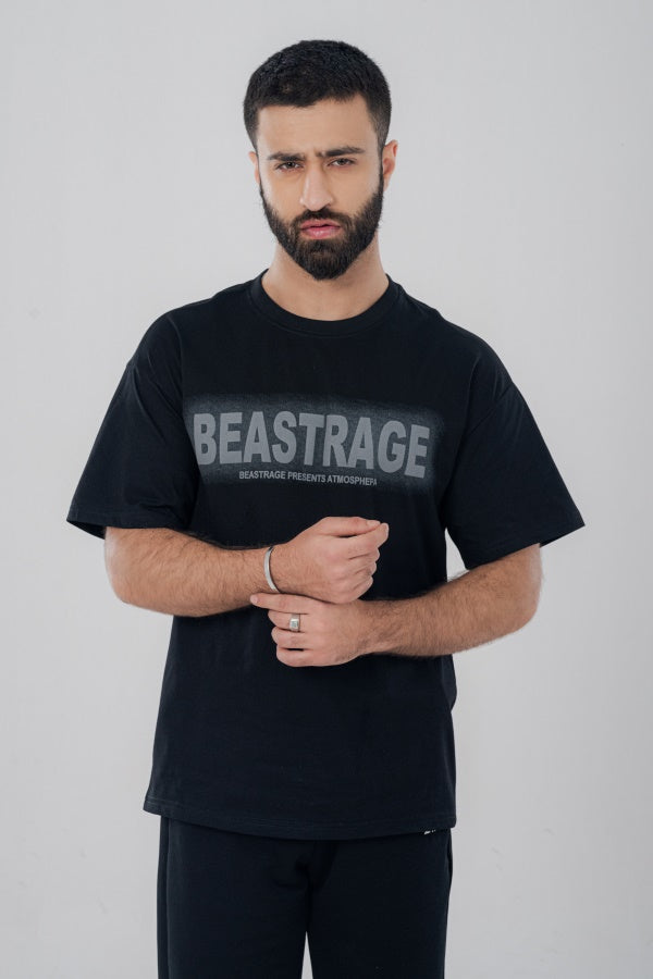 Beaage Shadow Black T-Shirt TS-0458