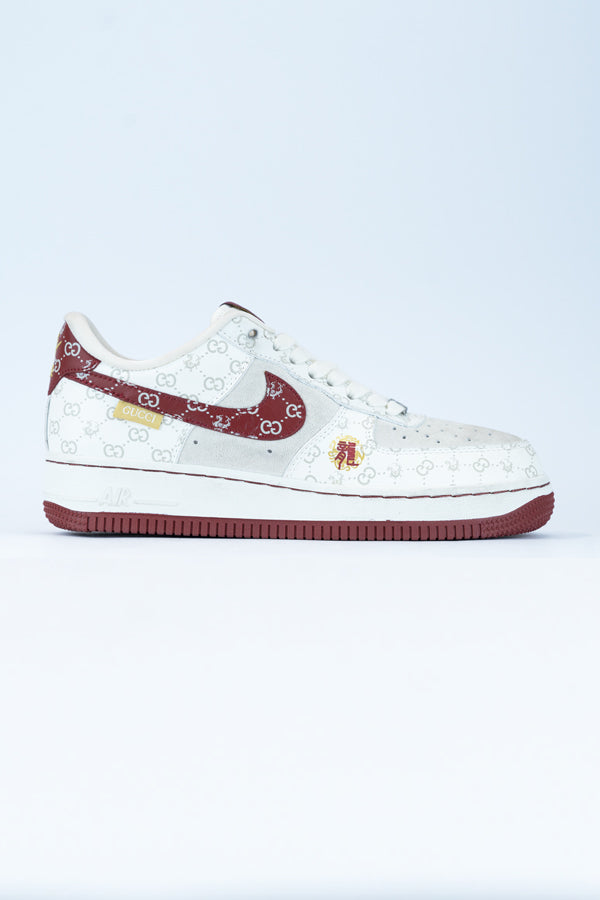 AF-1Gucci Red Metallic Gold