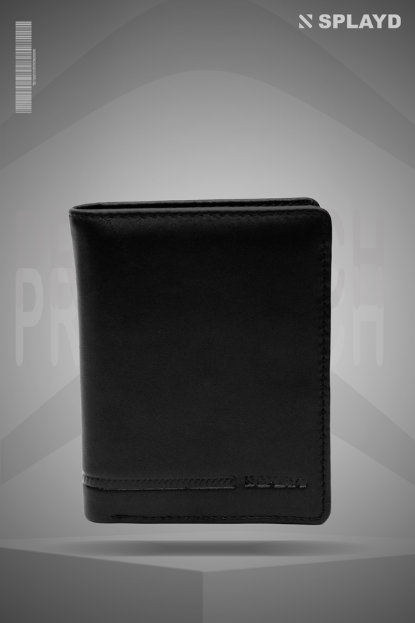 Dark Leather Wallet PW-00110 SPLAYD