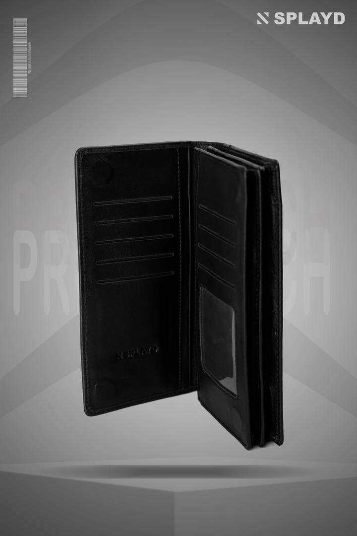 Dark Leather Purse PW-00114 SPLAYD