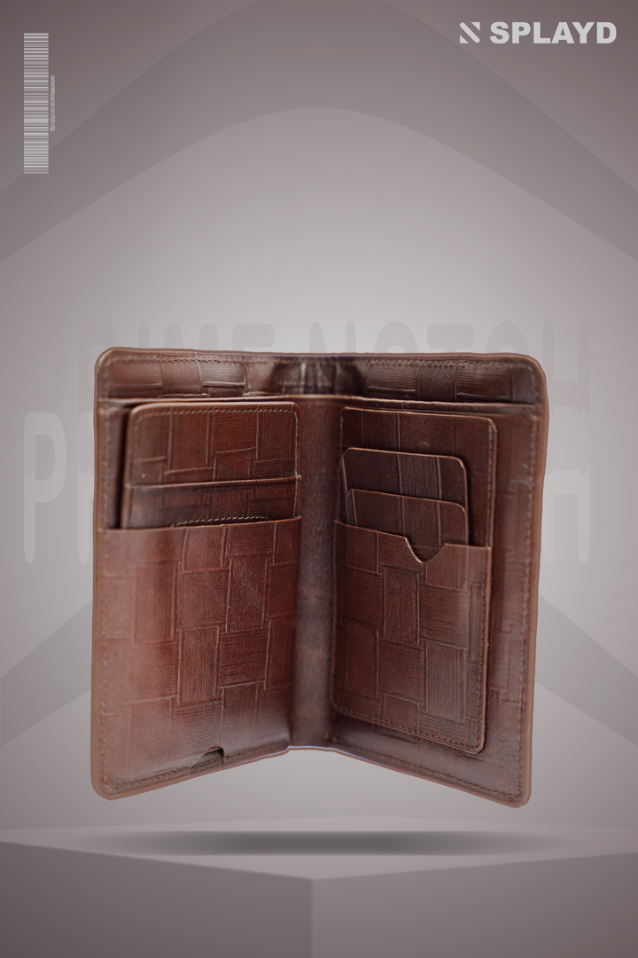 Genuine Leather Design Money Bag Chocolate BP-16 SPLAYD