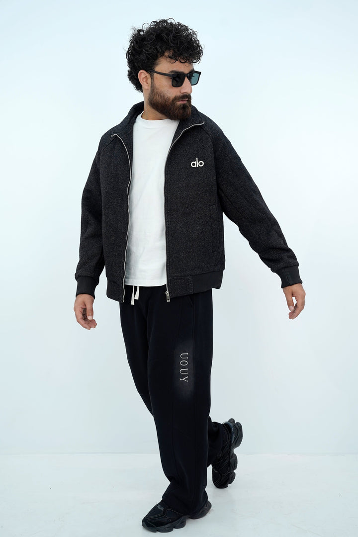 Zipper Alo Black Jacket ZJ-3110 SPLAYD