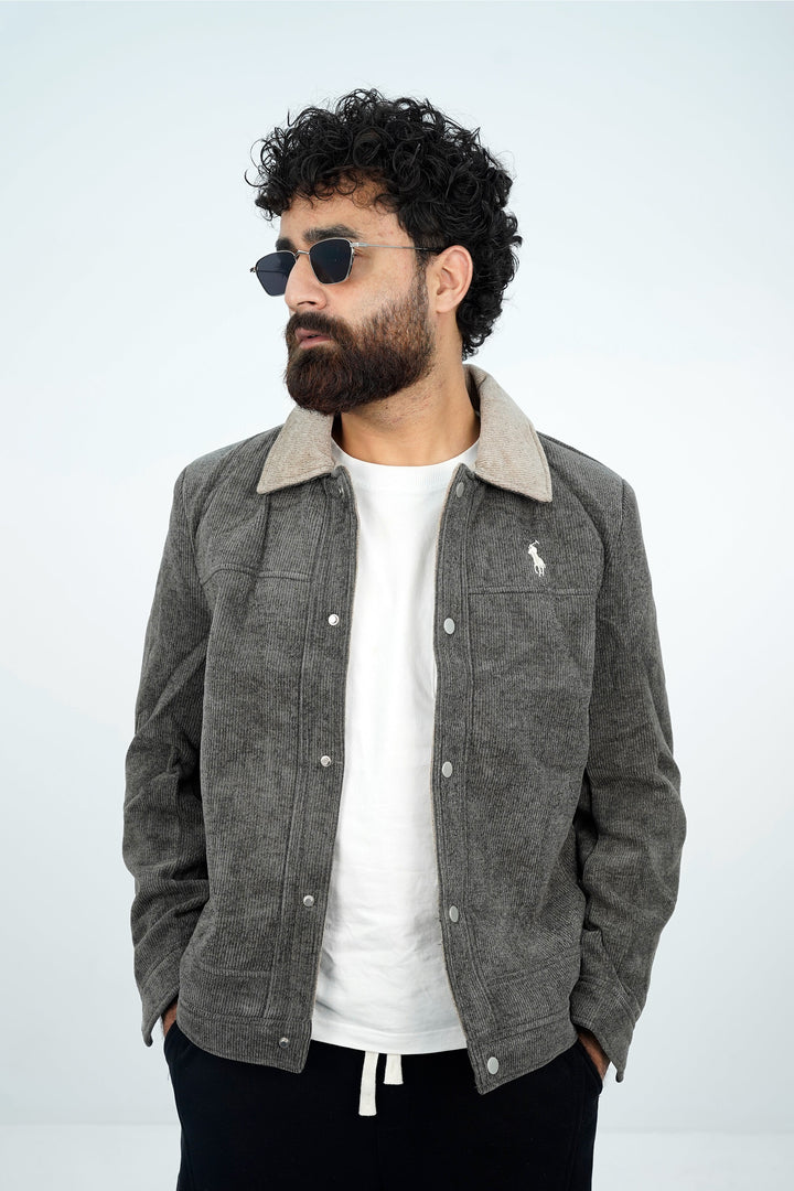 Button PoloRL Gray Jacket BJ-3106 SPLAYD