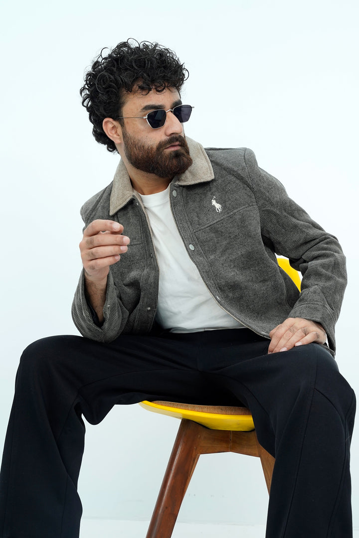 Button PoloRL Gray Jacket BJ-3106 SPLAYD