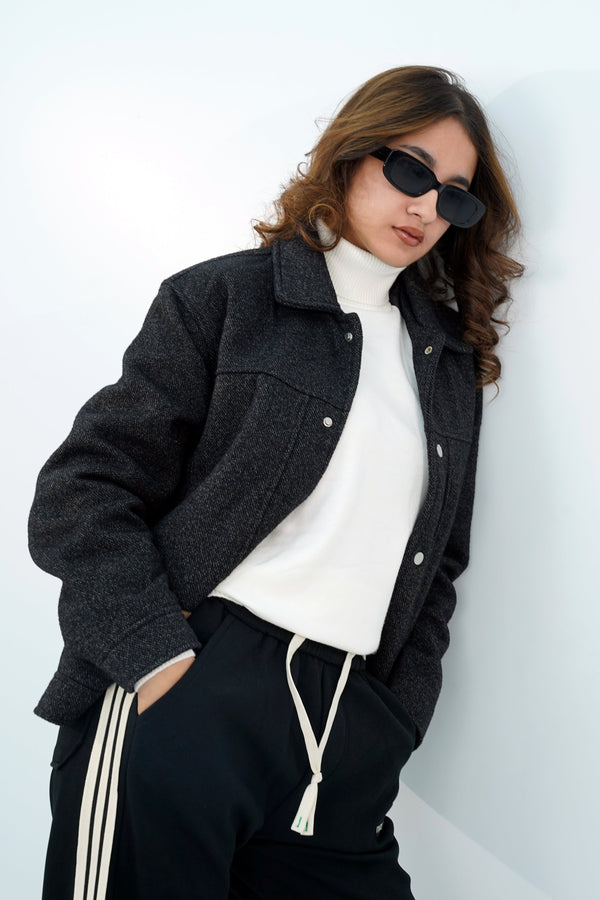 Button Ver Black Jacket BJ-3108 SPLAYD