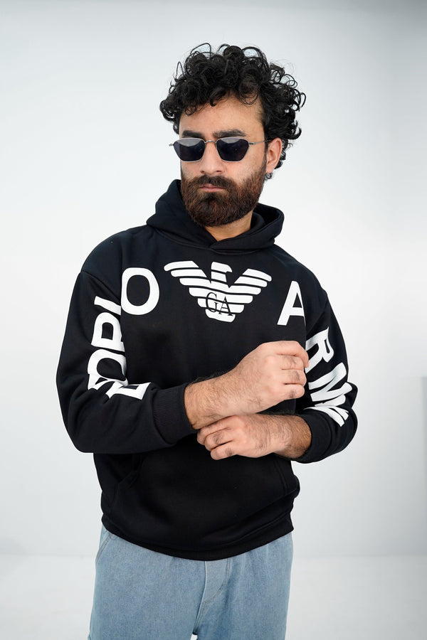 Armani Black Hoodie HD-3221 SPLAYD