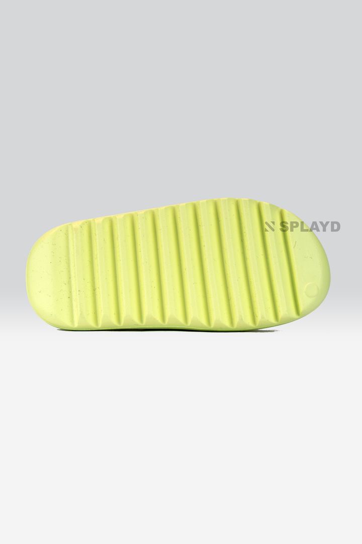 Yezzy Glow Green Slide SPLAYD