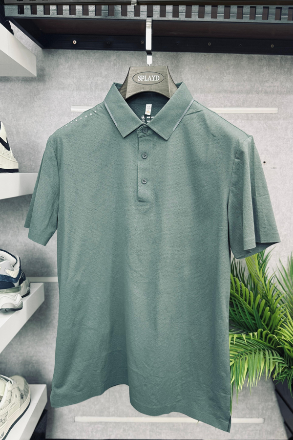 Nesp Basil Green Polo Shirt PS-0264 Splayd