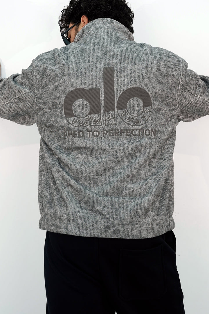 Zipper Alo Greige Jacket ZJ-3111 SPLAYD