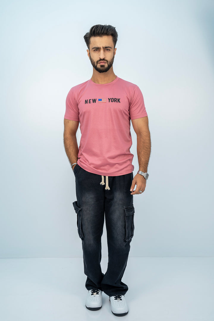 New York Pink T-Shirt TS-2201 SPLAYD
