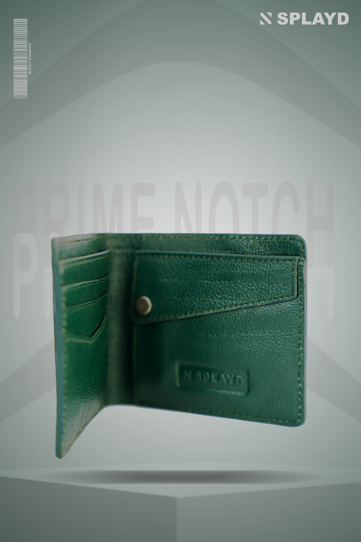 Genuine Leather Green moneybag-00106 SPLAYD