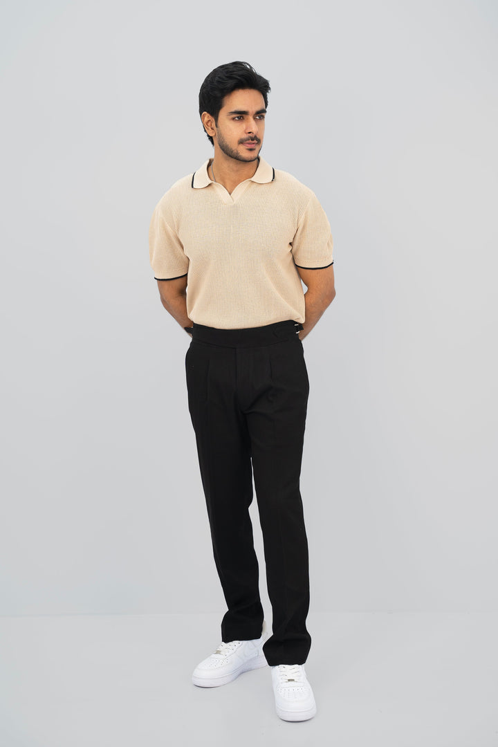 Textured Knitted Base Polo Shirt PS-2030 SPLAYD