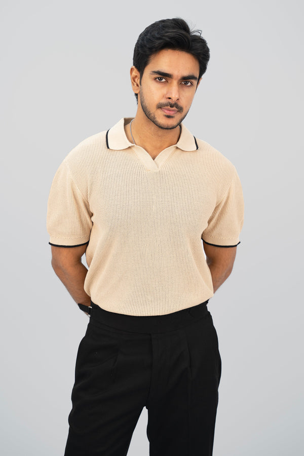 Textured Knitted Base Polo Shirt PS-2030 SPLAYD