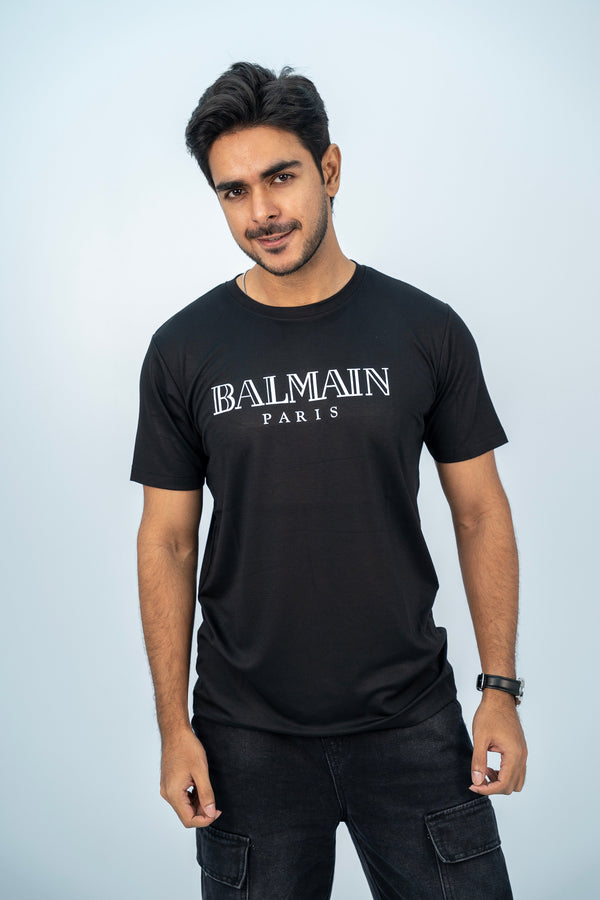 Balmain Paris Black T-Shirt TS-2209 SPLAYD