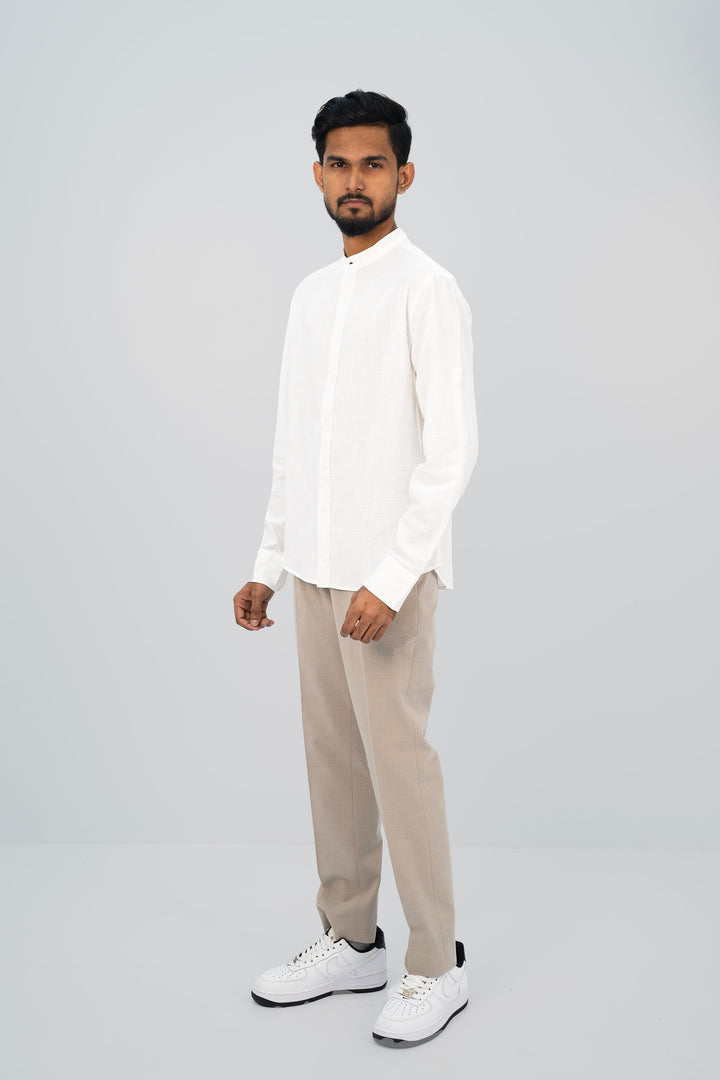 Band White Full Shirt FS-2447 SPLAYD