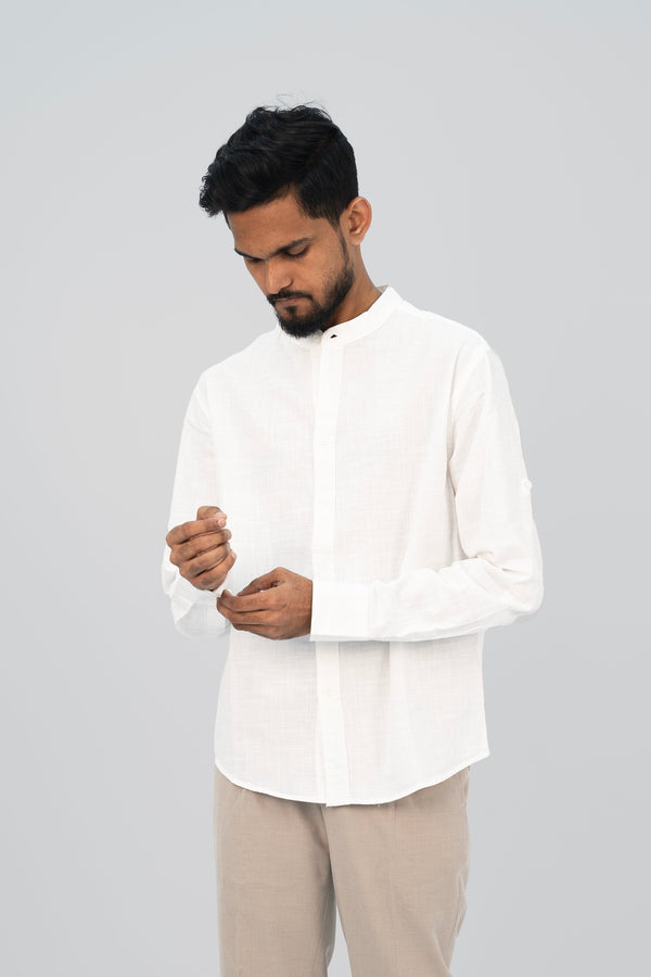 Band White Full Shirt FS-2447 SPLAYD
