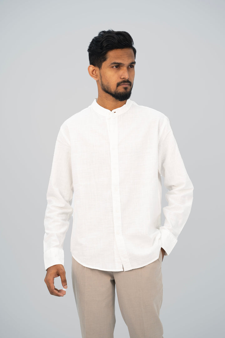 Band White Full Shirt FS-2447 SPLAYD