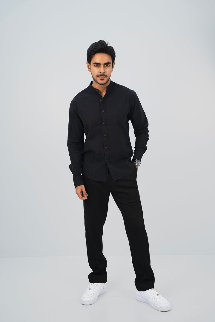 Band Black Full Shirt FS-2448 SPLAYD