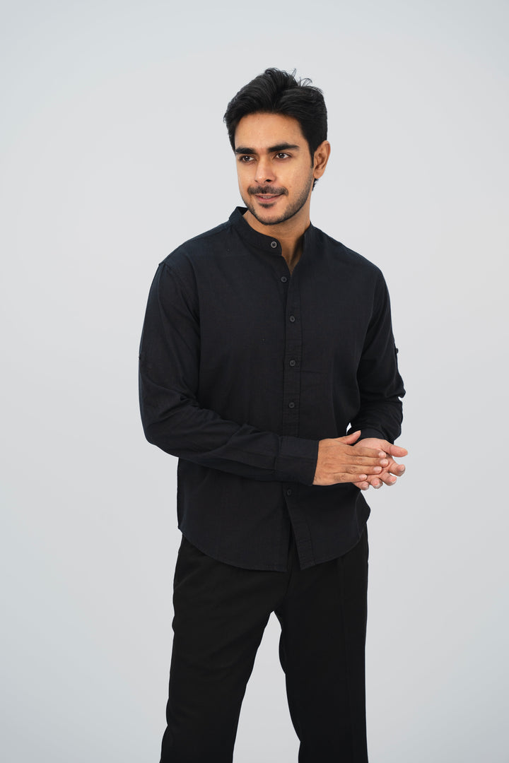 Band Black Full Shirt FS-2448 SPLAYD