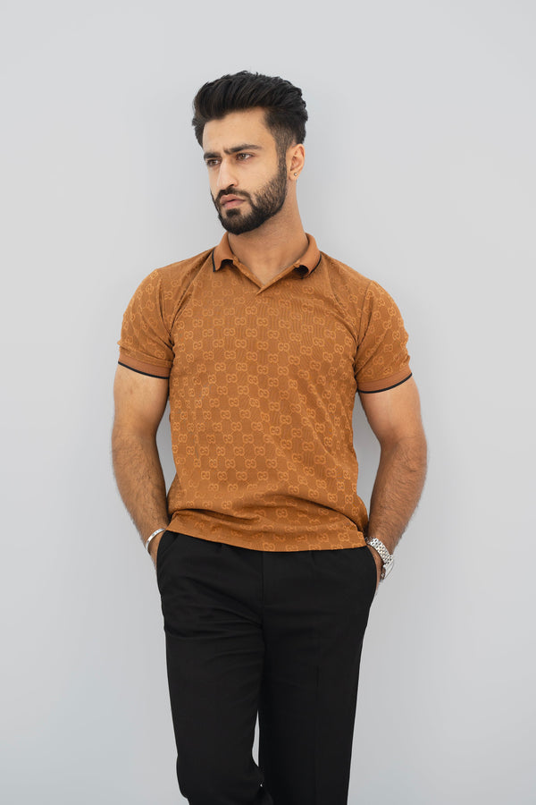 Gucci Brown Polo Shirt PS-2001 SPLAYD
