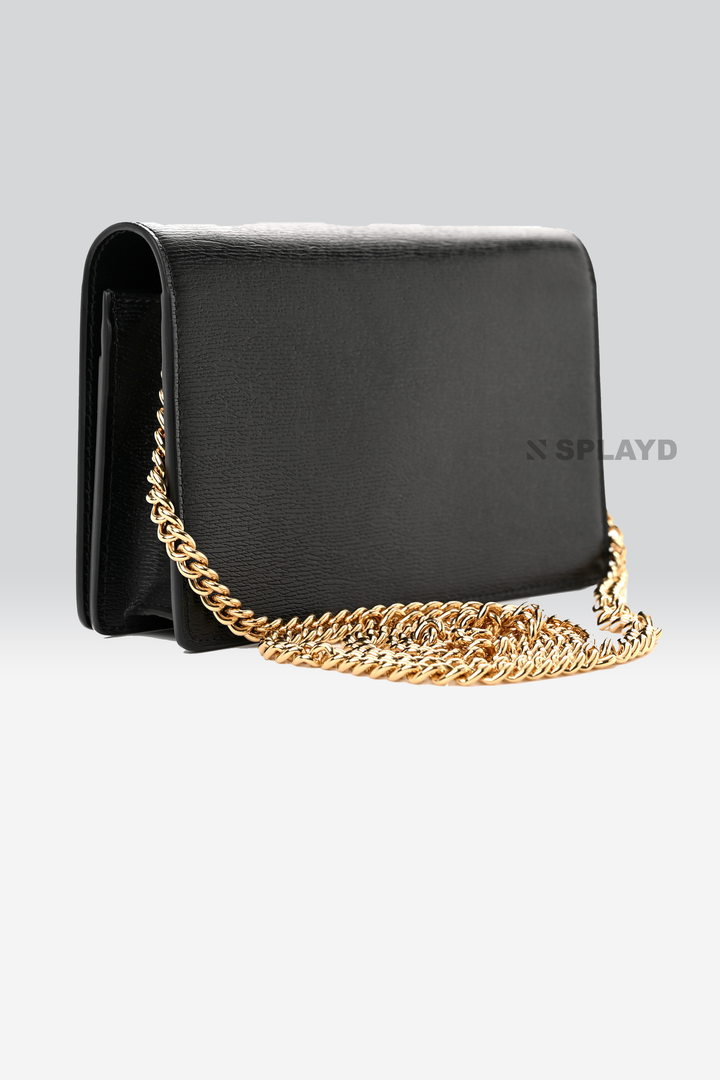 Gucci Continental Black Black Bag-30038 Splayd