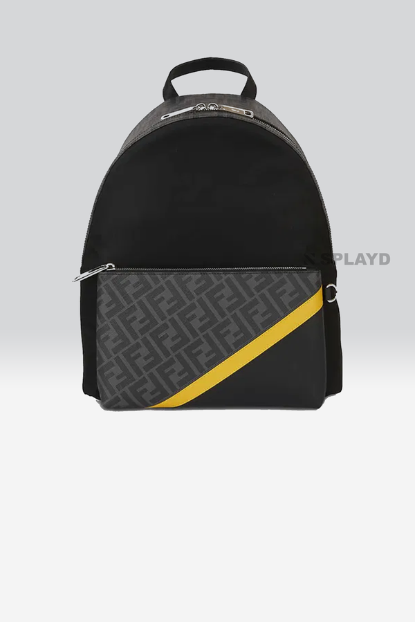 Fendi Diagonal Black Bag-30042 SPLAYD