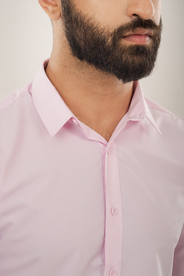 Formal Diagonal Pink Shirt FS-0613 SPLAYD