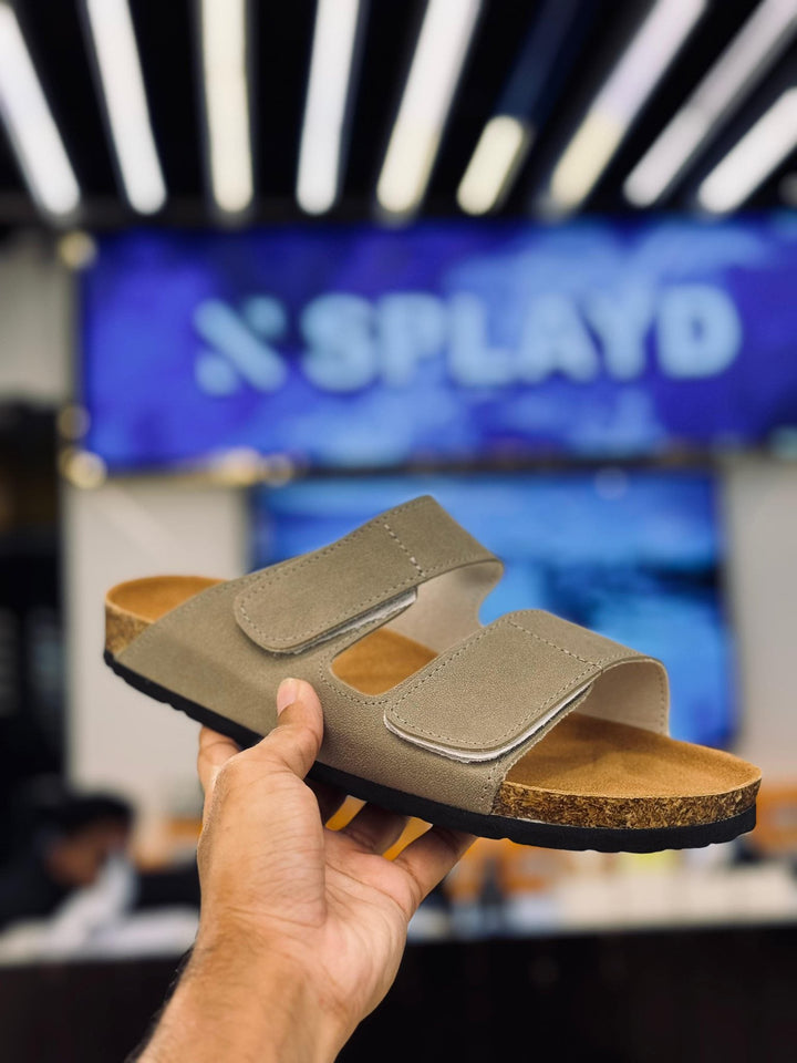 Splayd Cork Black Sandals SS-00505 SPLAYD