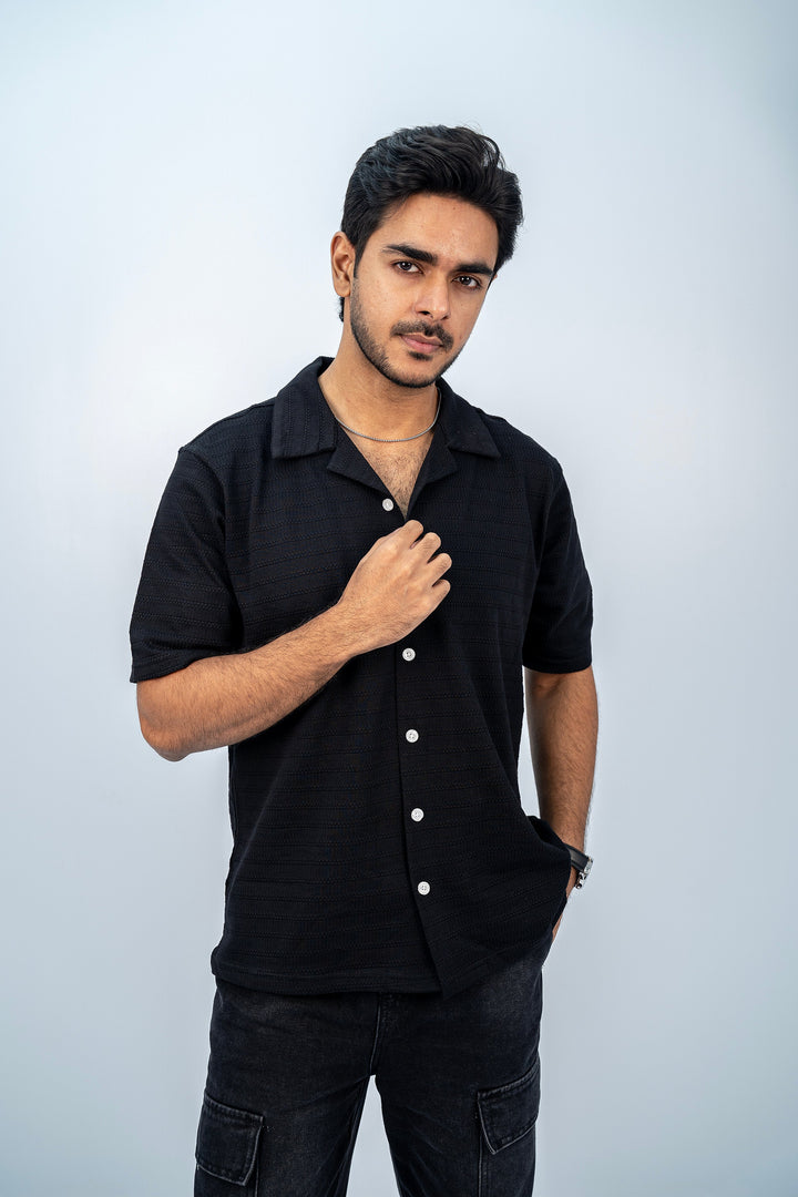 Camp Black Half Shirt HS-2620 SPLAYD