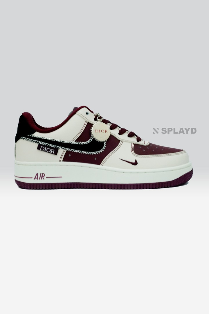 AF-1 Dior Maroon White 1:1 SPLAYD