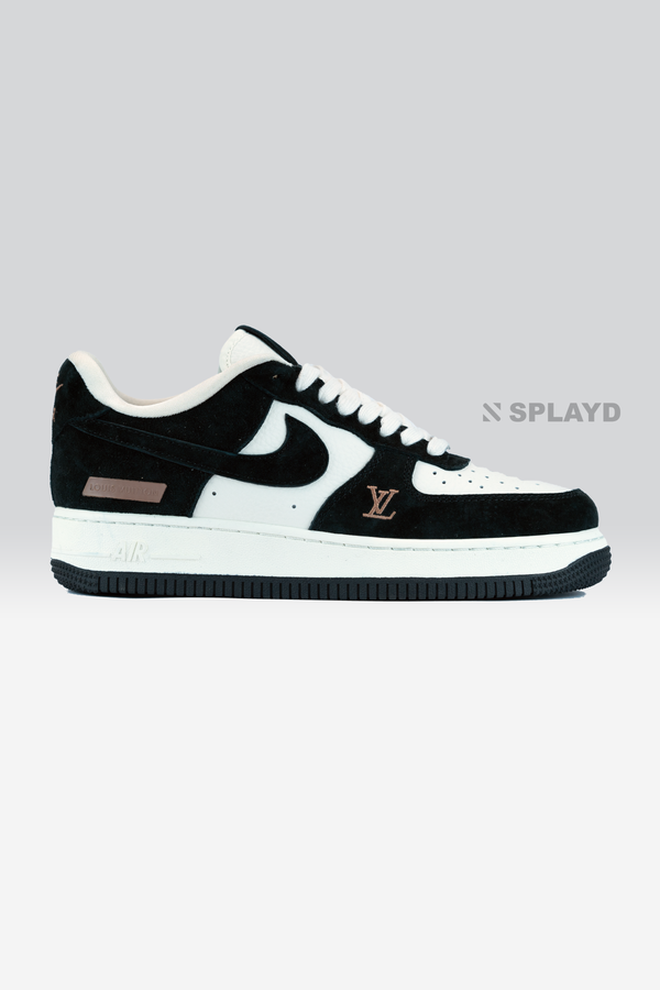 AF-1 LV Suede Black White Brown 1:1 SPLAYD