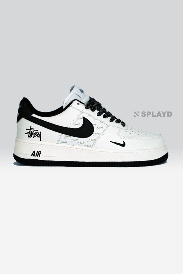AF-1 Stussy Beige Black 1:1 Splayd
