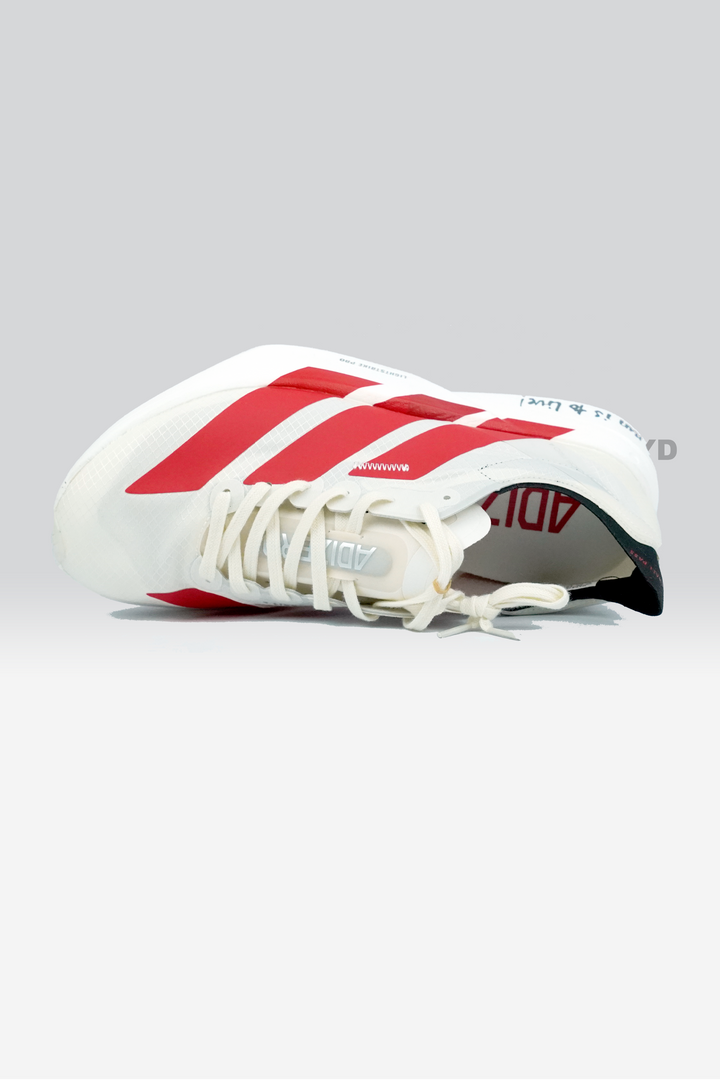 Adizero Adios Pro 4 Off-White Scarlet SPLAYD