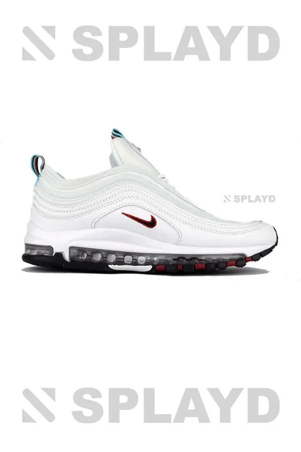 Air Max 97 White Multi Pull Tabs SPLAYD