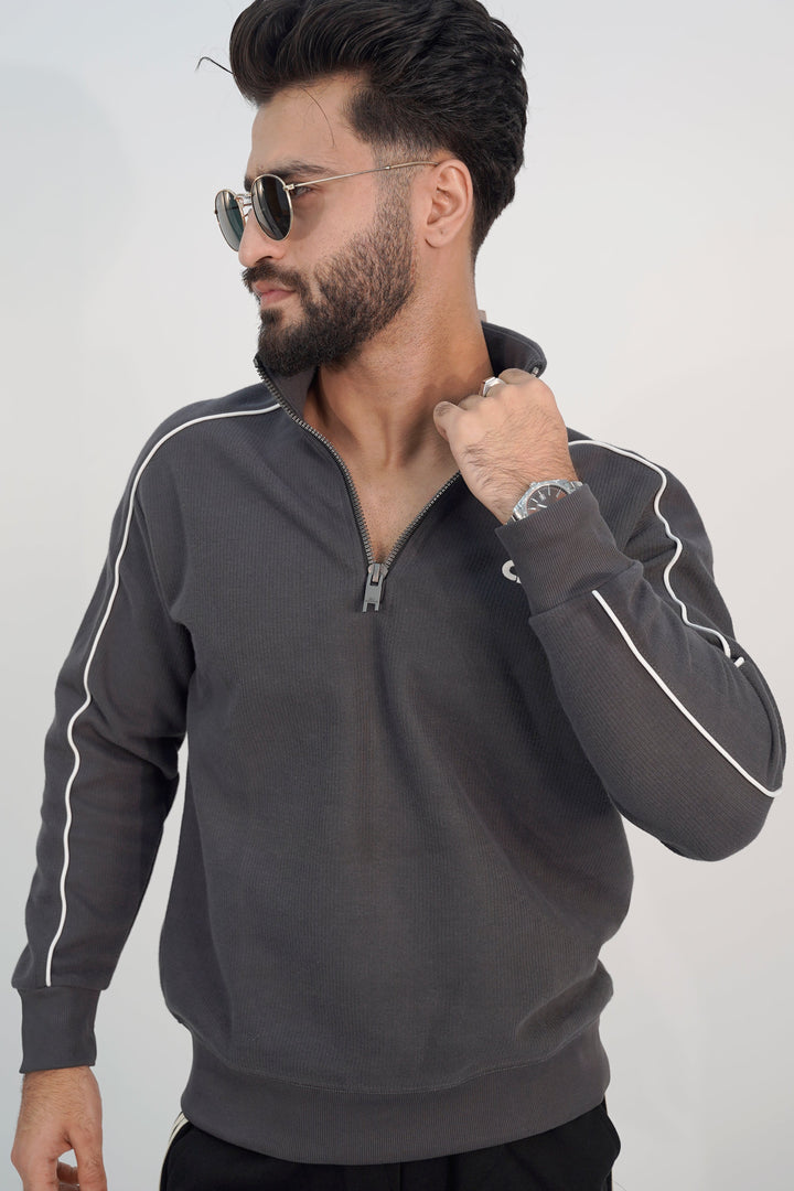 Alo Black Zip Sweatshirt SS-3302 SPLAYD