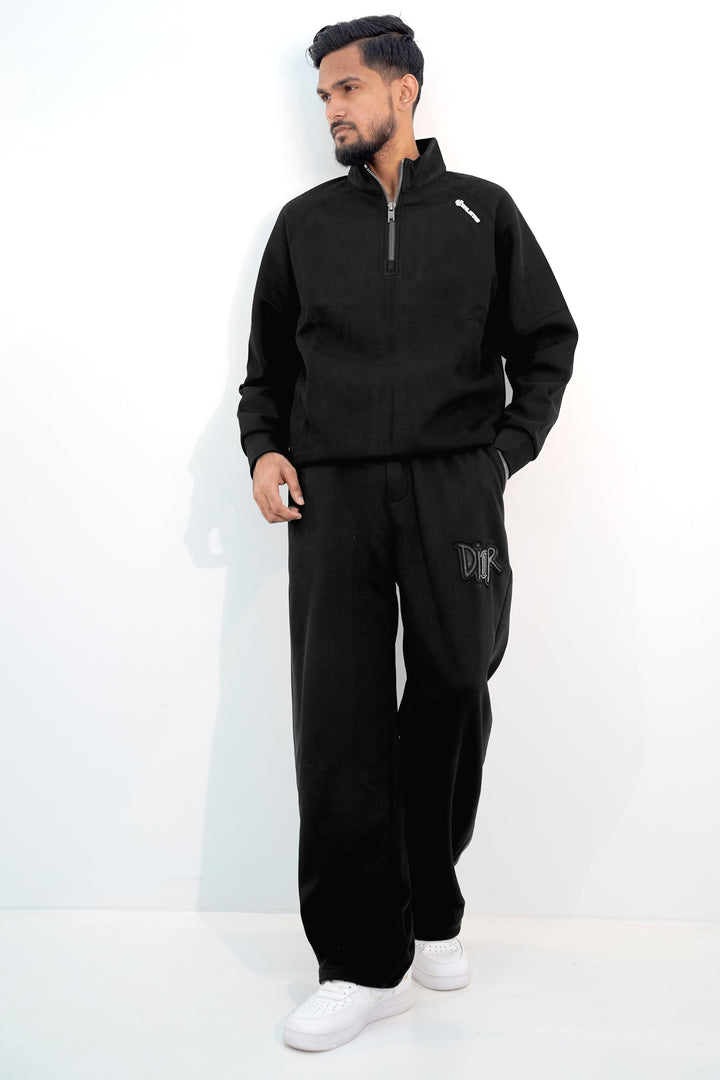 Balen Black Zip Sweatshirt SS-3309 SPLAYD