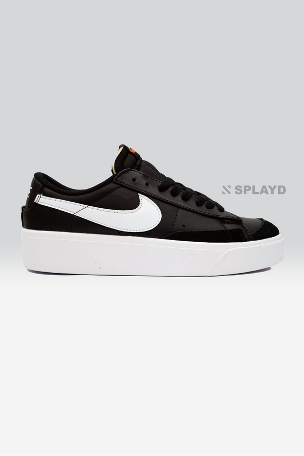 Blazer Low Platform Black White SPLAYD