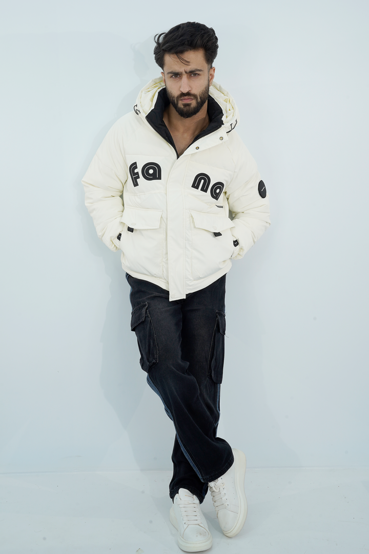 Bomber Fana White Jacket BJ-3009 SPLAYD