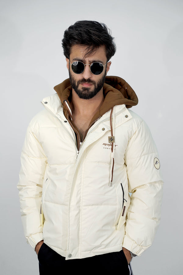 Bomber Malour White Jacket BJ-3017 SPLAYD