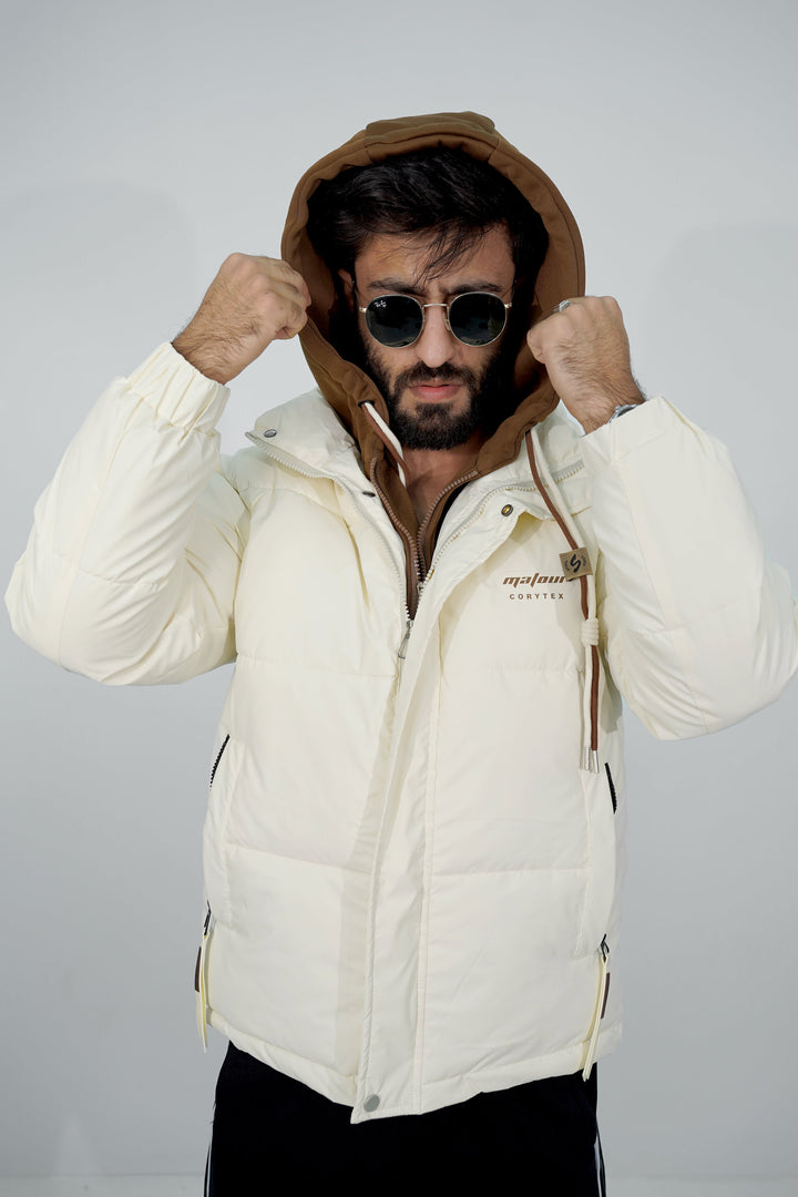 Bomber Malour White Jacket BJ-3017 SPLAYD