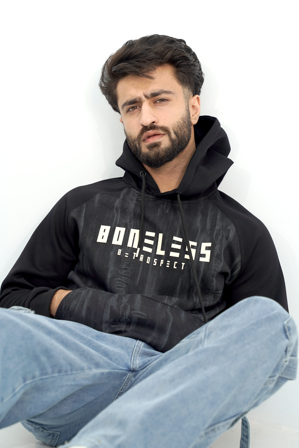 Boneless Black Hoodie HD-3209 SPLAYD