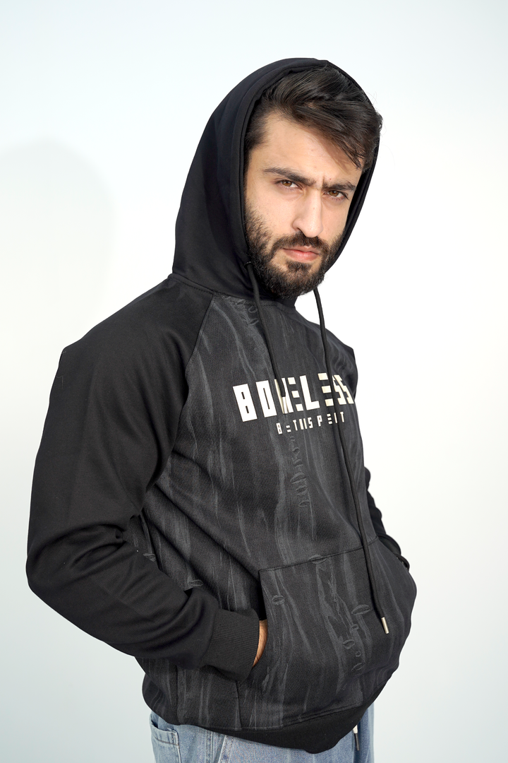 Boneless Black Hoodie HD-3209 SPLAYD