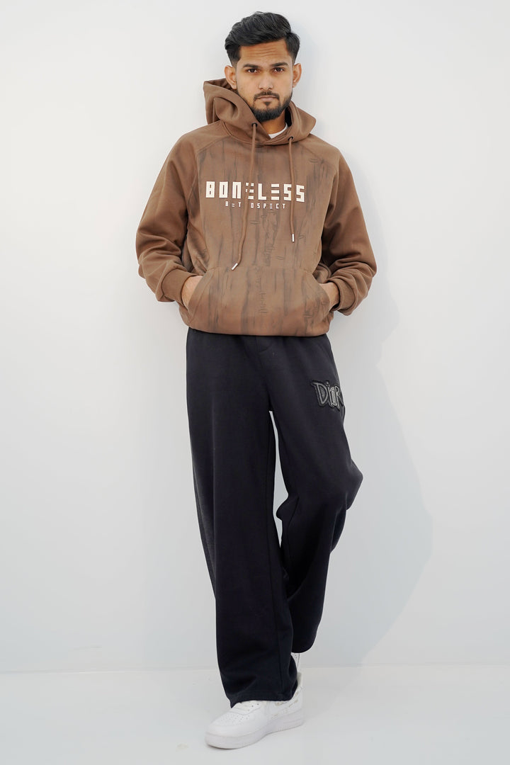 Boneless Brown Hoodie HD-3210 SPLAYD