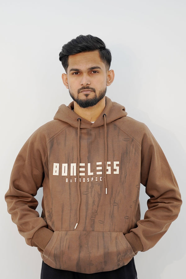 Boneless Brown Hoodie HD-3210 SPLAYD
