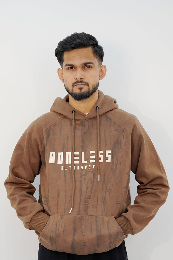 Boneless Brown Hoodie HD-3210 SPLAYD