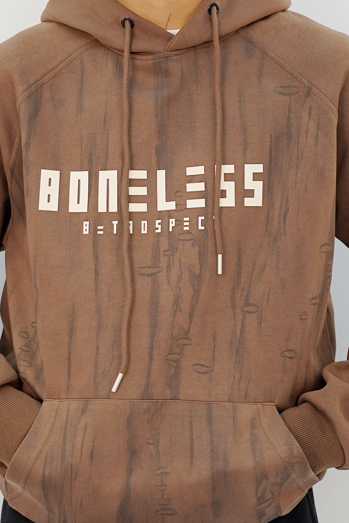 Boneless Brown Hoodie HD-3210 SPLAYD