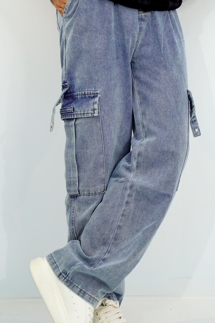 Cargo Faded Blue Pant CP-2845 SPLAYD