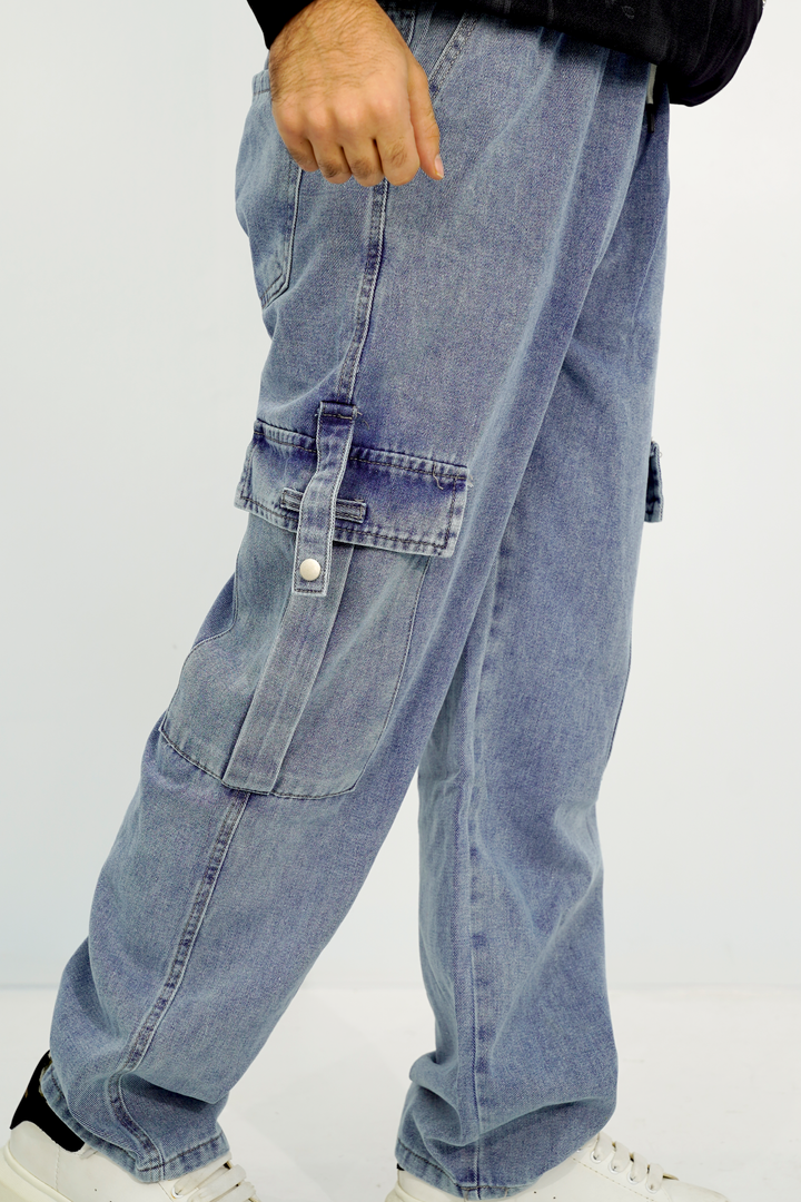 Cargo Faded Blue Pant CP-2845 SPLAYD