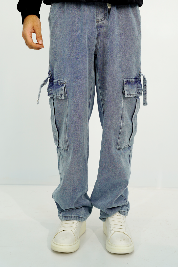 Cargo Faded Blue Pant CP-2845 SPLAYD